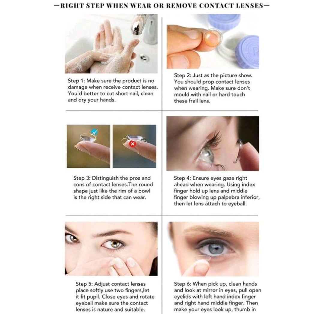 EYESHARE Brown Colored Contact Lenses – 14.5mm Annual Soft Lenses