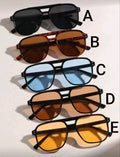 Women Square Multicolor Stud Decor Fashion Sunglasses – 5 Colors Available
