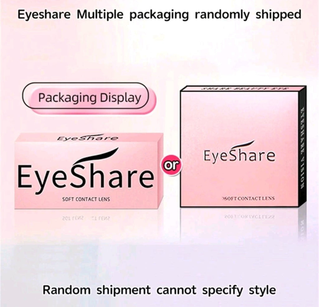 EYESHARE Blue Colored Contact Lenses – 14.5mm Yearly Cosmetic Lenses
