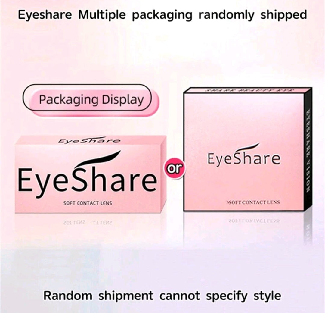 EYESHARE Blue Colored Contact Lenses – 14.5mm Yearly Cosmetic Lenses