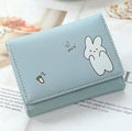 New Korean Style Women Short Wallets ( Lavender & Baby Blue )