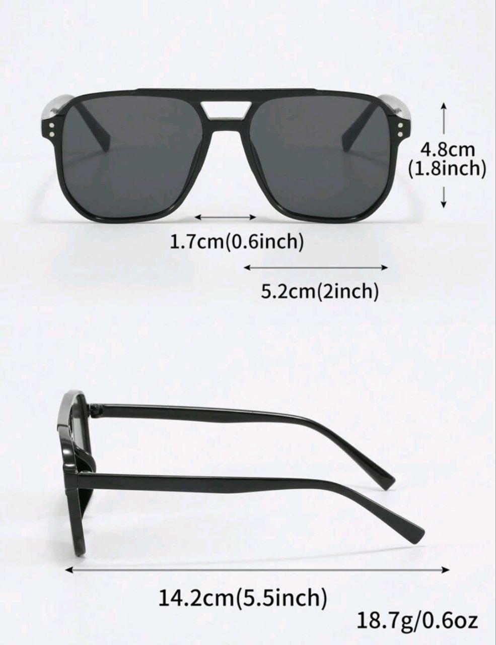 Women Square Multicolor Stud Decor Fashion Sunglasses – 5 Colors Available