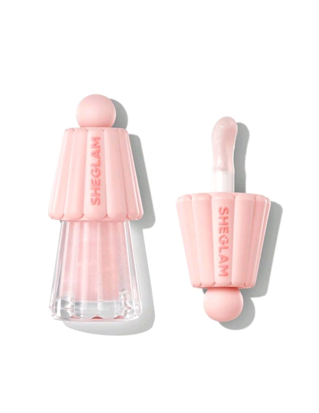SHEGLAM Jelly Wow Hydrating Lip Oil – Pinkies Up & Grapefruit Glow High-Shine Moisturizing Lip Gloss