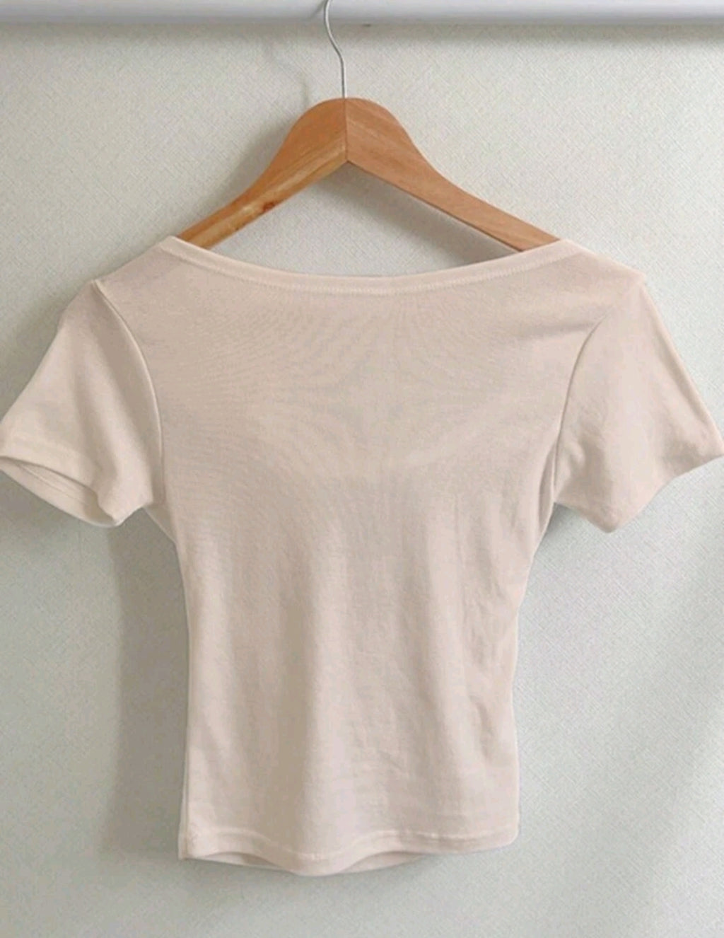 Solid Color Slim Fit Short-Sleeve T-Shirt