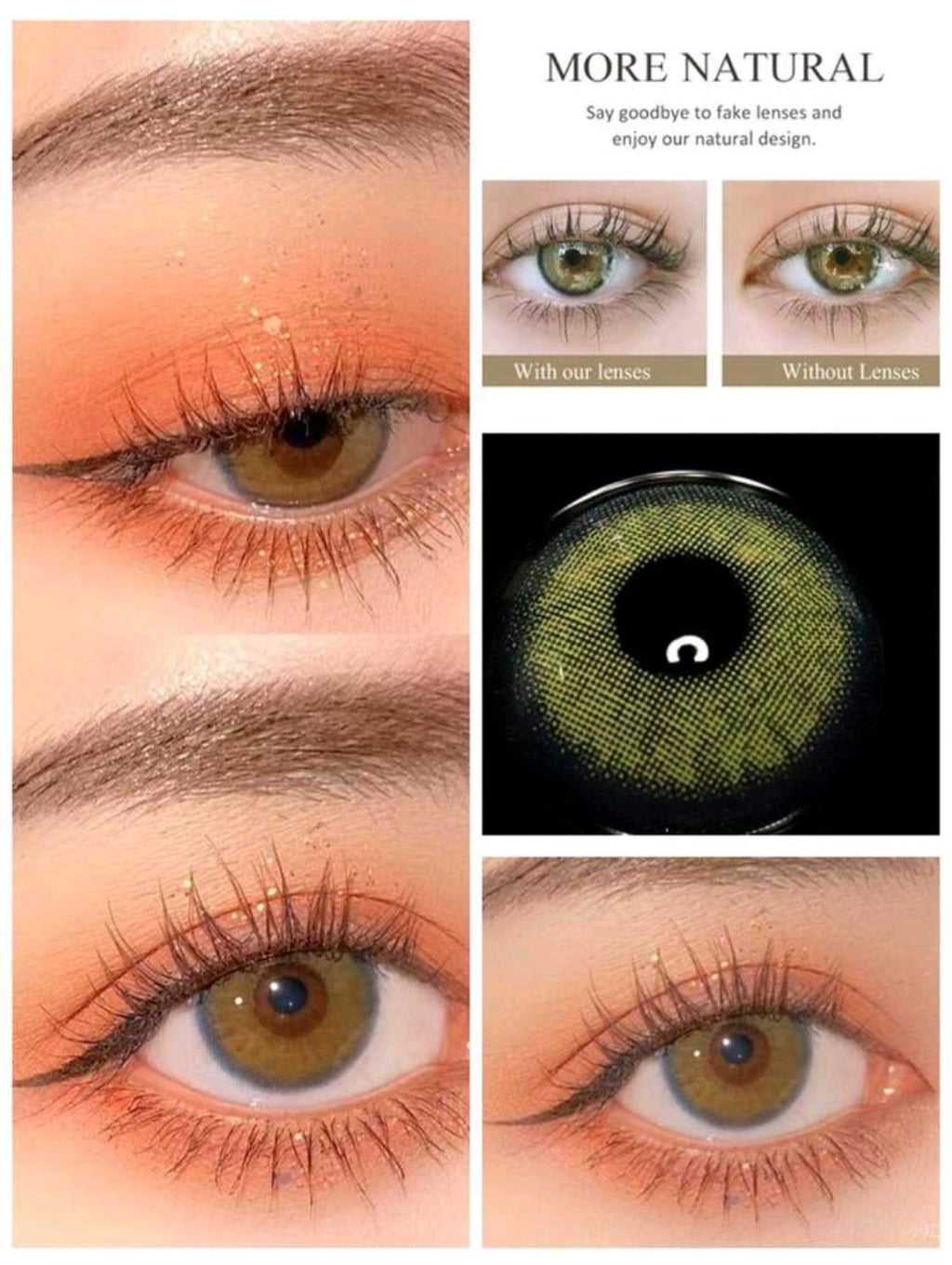 Lalens Neala Green Contact Lenses – 14.0mm Annual Wear