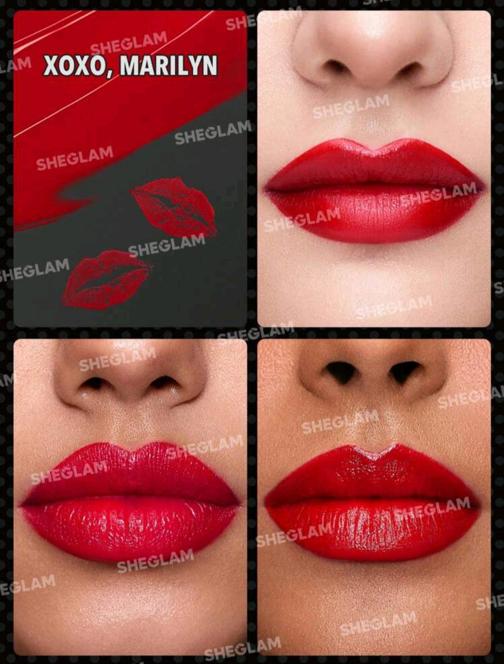 Marilyn Monroe X SHEGLAM The Icon Lipstick – XOXO Valentine Red