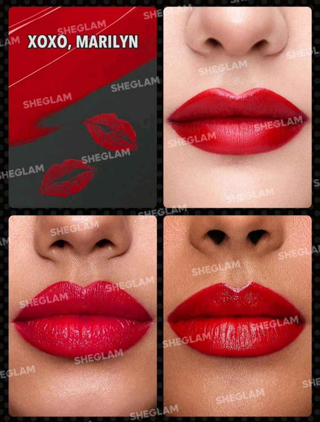 Marilyn Monroe X SHEGLAM The Icon Lipstick – XOXO Valentine Red
