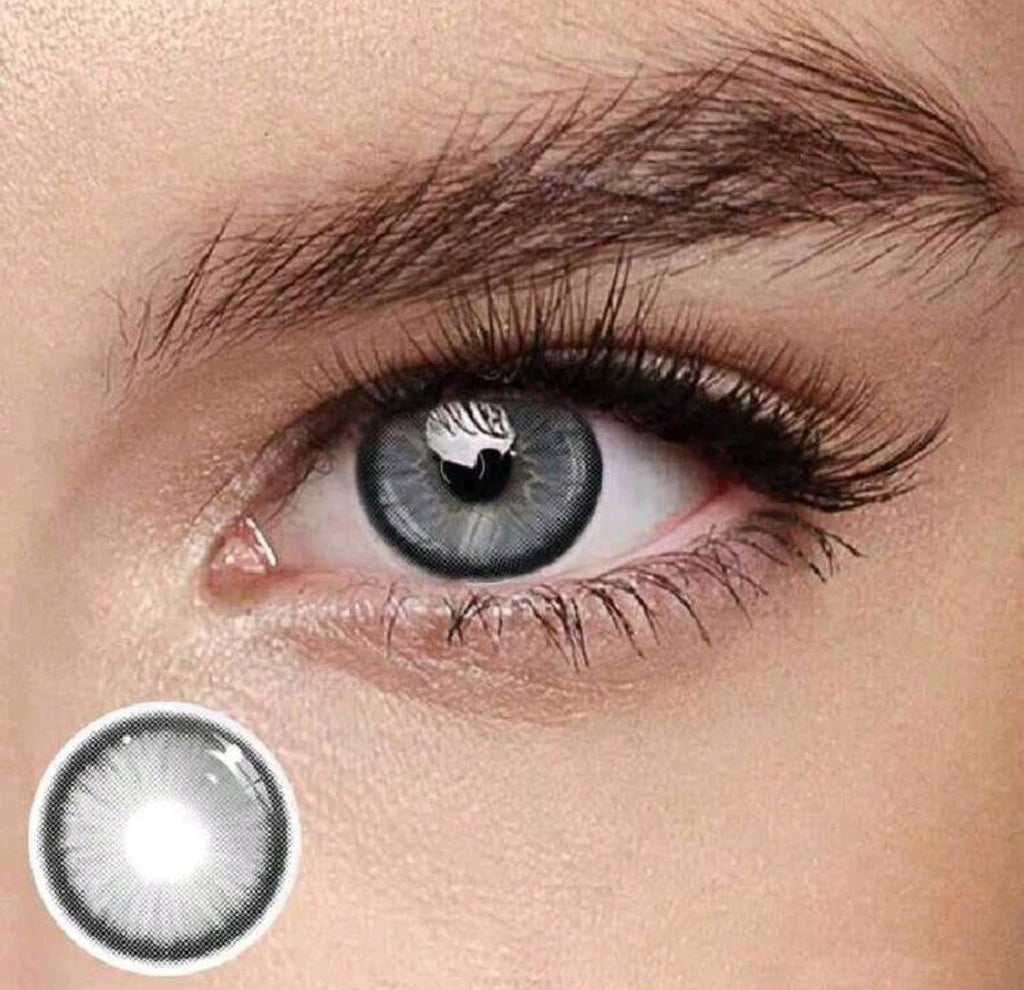 Gray Colored Contact Lenses – 14.5mm, Yearly Use