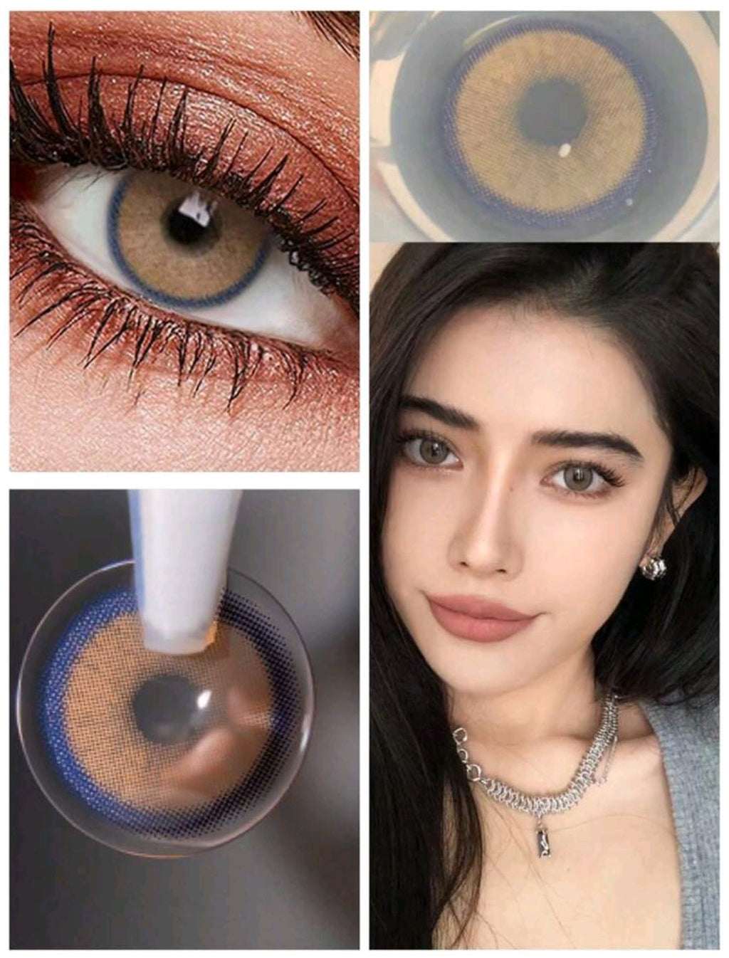 Lalens Neala Brown Contact Lenses – 14.0mm, 1 Year Use