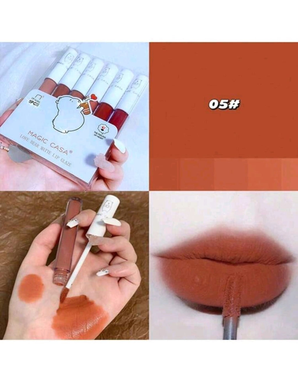 Matte Lipstick Set ( 6 shades )