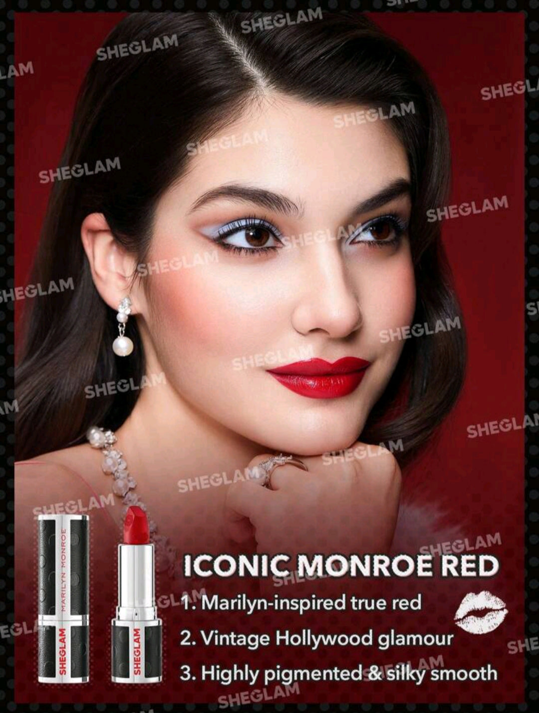 Marilyn Monroe X SHEGLAM The Icon Lipstick – XOXO Valentine Red