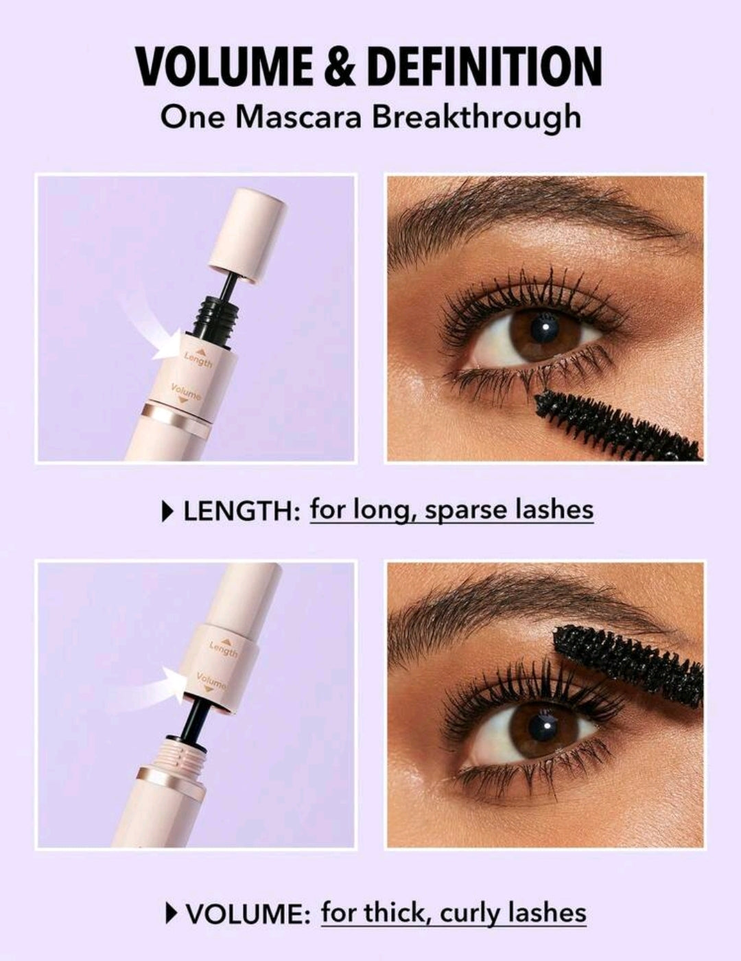 SHEGLAM Lash Besties 2-in-1 Volumizing Mascara