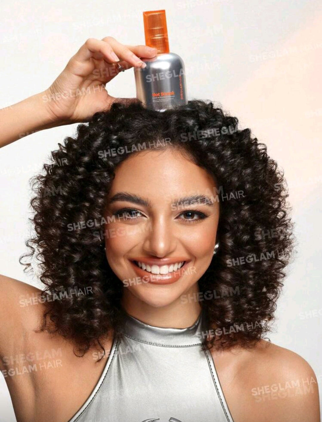 SHEGLAM Hot Streak Thermal Defense Glow Oil – Rose Scent Heat Protection Hair Elixir 10ml