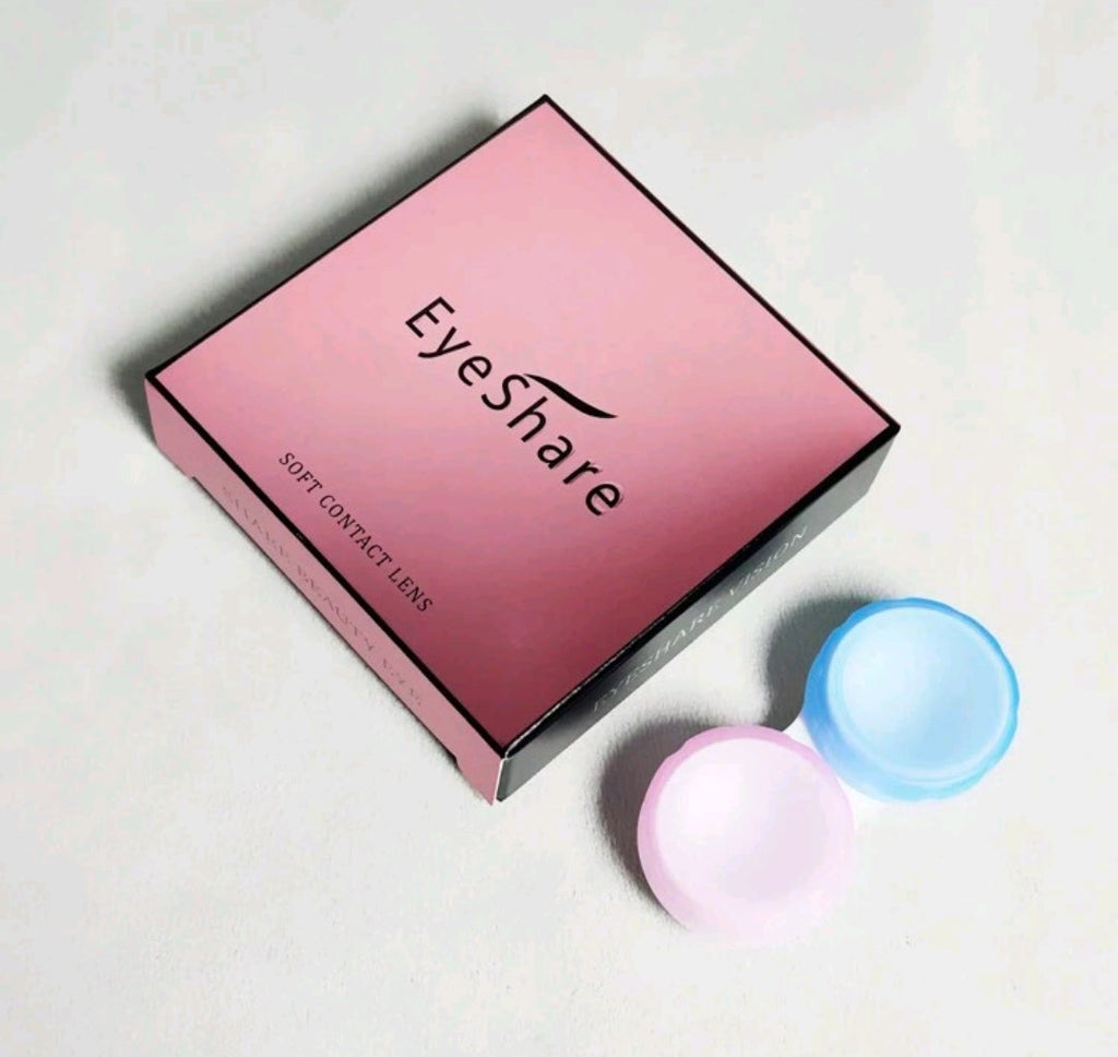 EYESHARE Gray Colored Contact Lenses – 14.2mm, Yearly Use