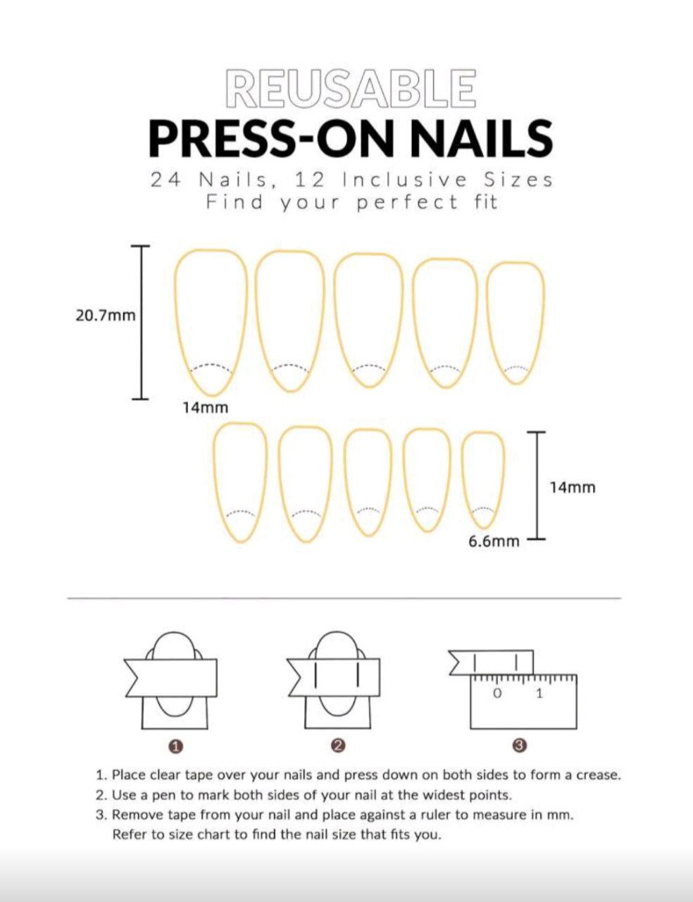 30pcs Almond/Leopard Brown Nails - Sexy & Sweet Style