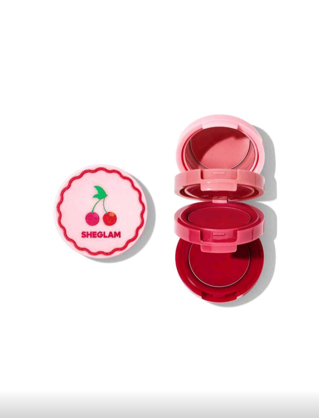SHEGLAM Very Cherry Cheek & Lip Cream Stack – 2-in-1 Cream Duo