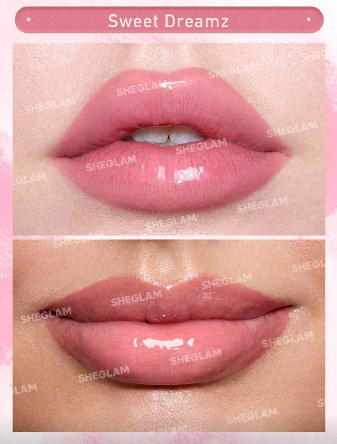 SHEGLAM Pout Pillow Cushion Lip Gloss – High Shine Moisturizing Lip Glaze (3 Shades)