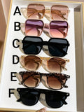 Women's Geometric Retro Chic Fashion Sunglasses – 6 Colors