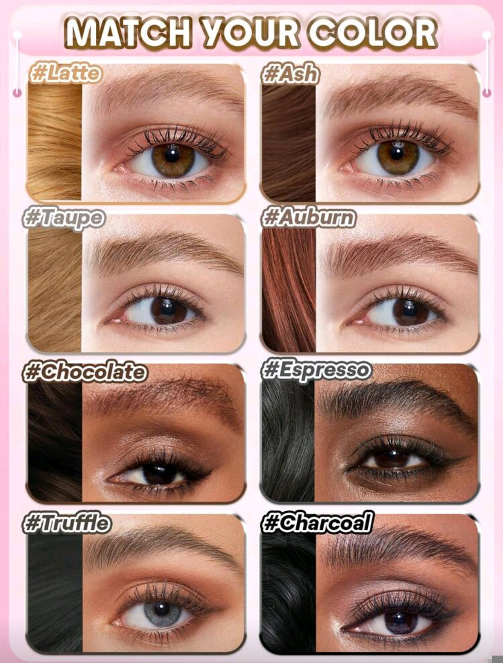 SHEGLAM Brow-Fection Angled Brush & Dip – Truffle