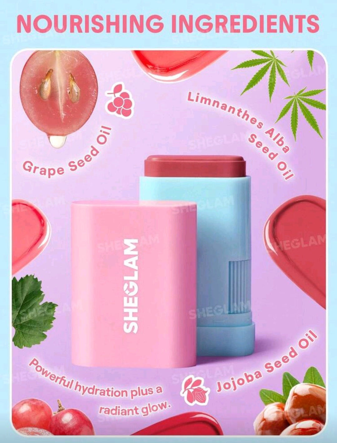 SHEGLAM Glass Glow Blush Stick – Stunner Rare