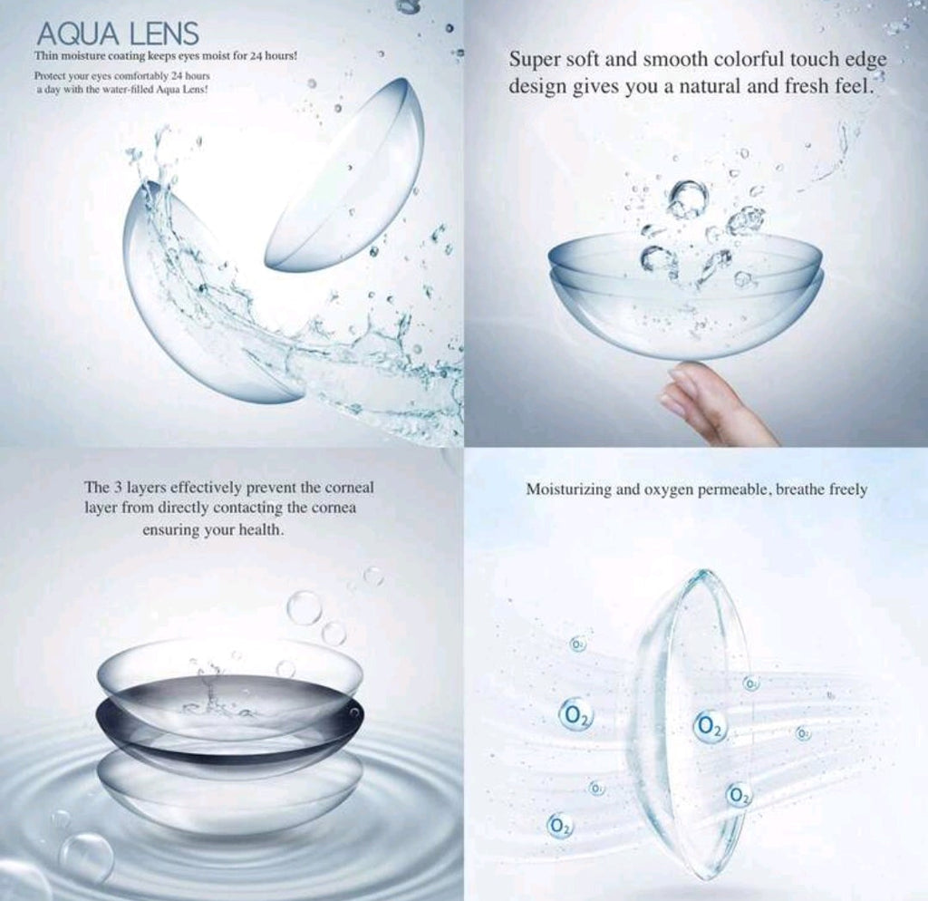 Gray Colored Contact Lenses – 14.5mm, Yearly Use