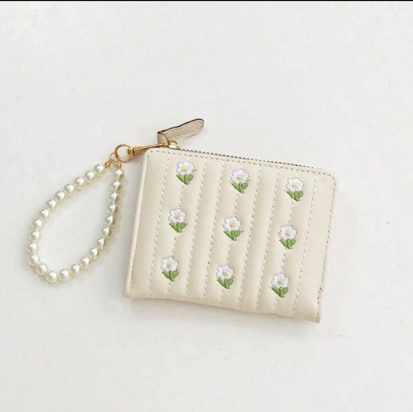 Women’s Large Capacity Floral Wallet – Korean Style Chic Design