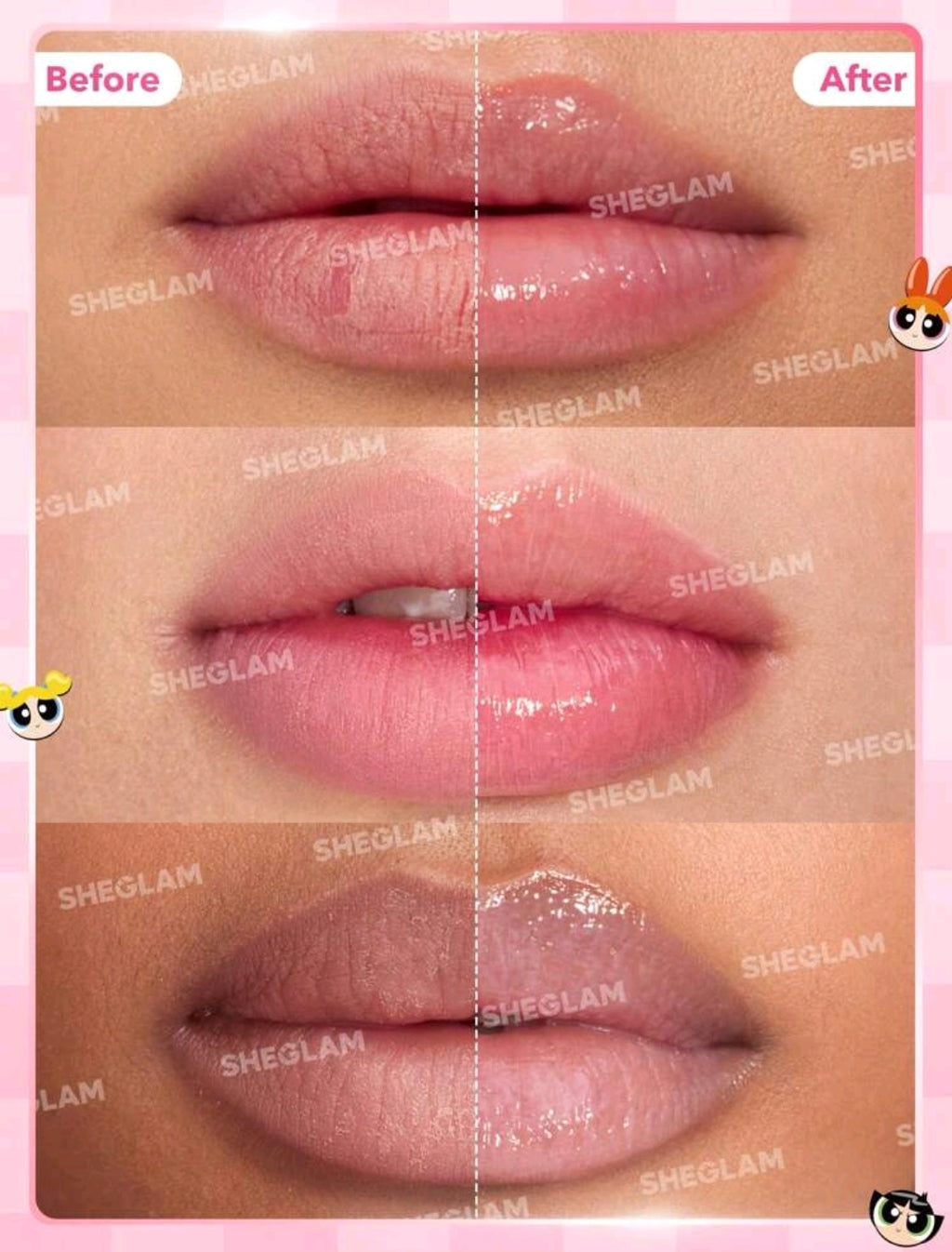 The Powerpuff Girls X SHEGLAM Save The Day Lip Sleep Mask