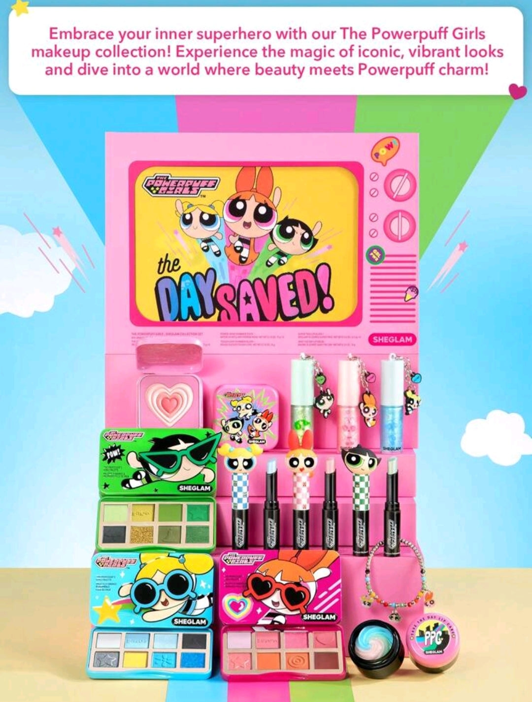 The Powerpuff Girls X SHEGLAM Save The Day Lip Sleep Mask