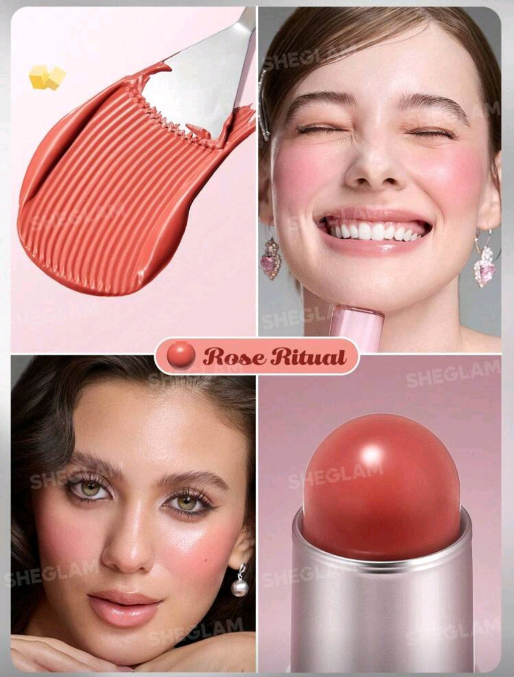SHEGLAM Buttery Bliss Blush Stick – Creamy Glow Blush