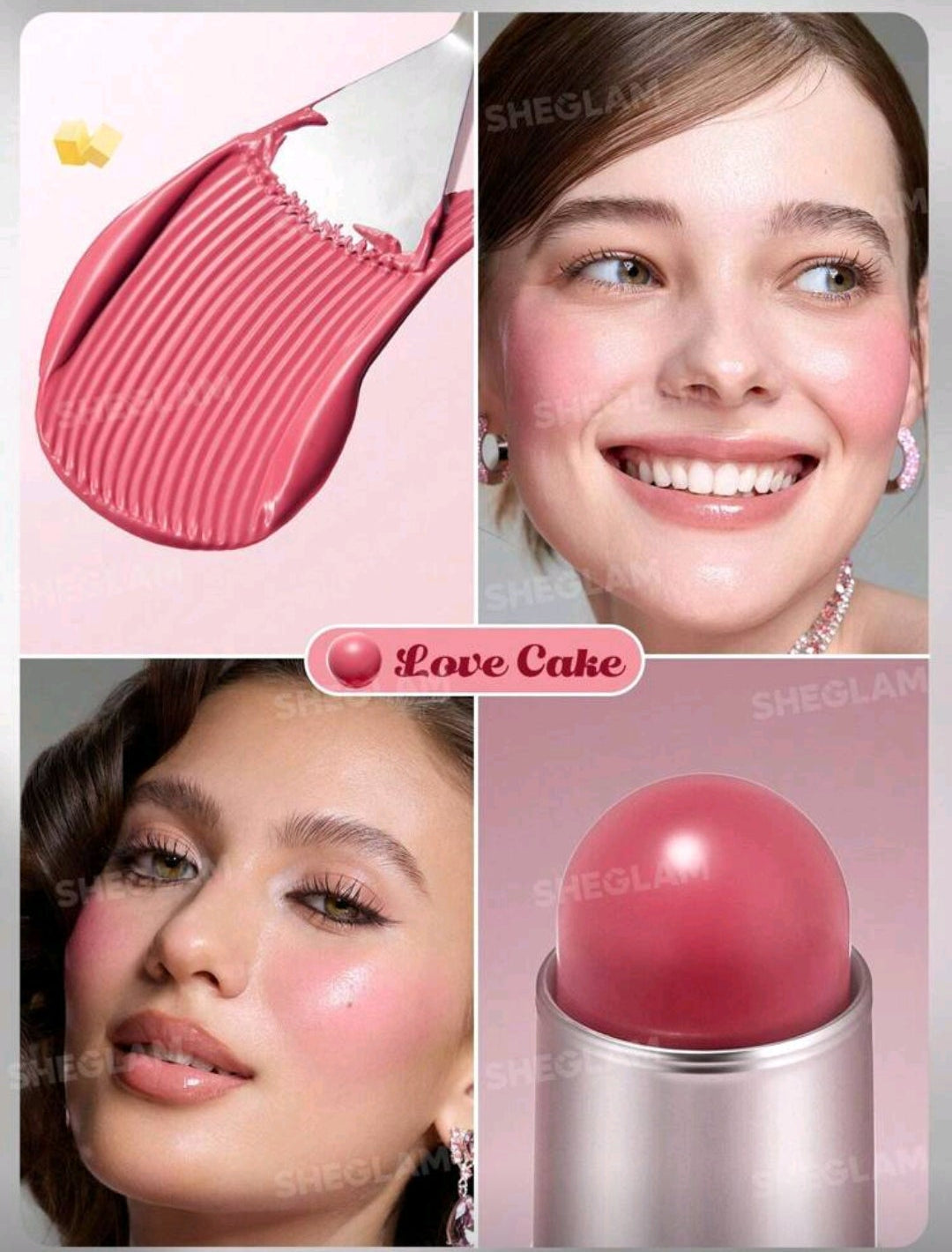 SHEGLAM Buttery Bliss Blush Stick – Creamy Glow Blush