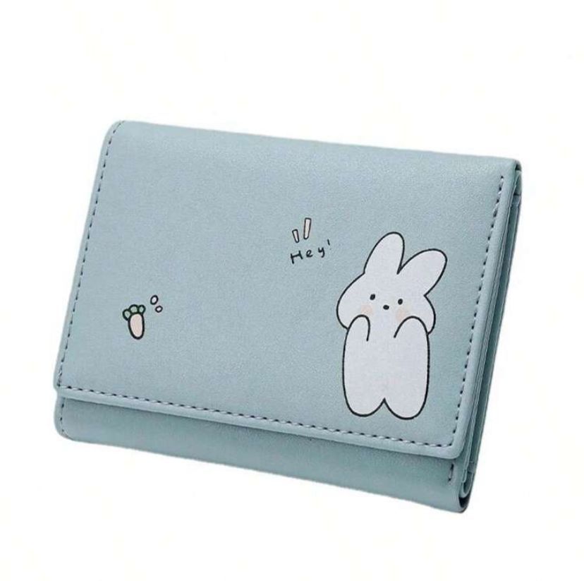 New Korean Style Women Short Wallets ( Lavender & Baby Blue )