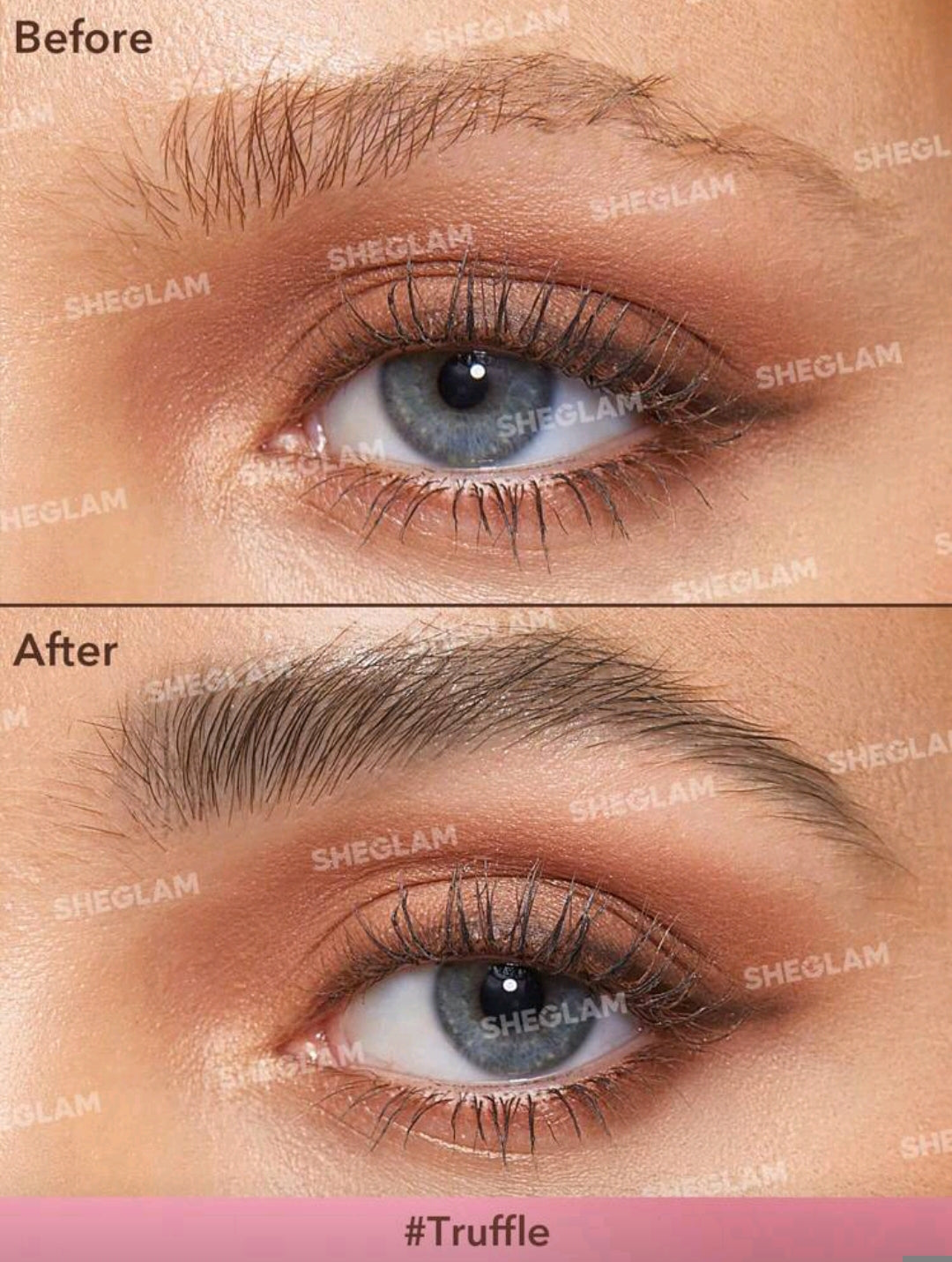 SHEGLAM Brow-Fection Angled Brush & Dip – Truffle