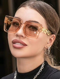 Y2K Large Frame Transparent Summer Sunglasses – European & American Style