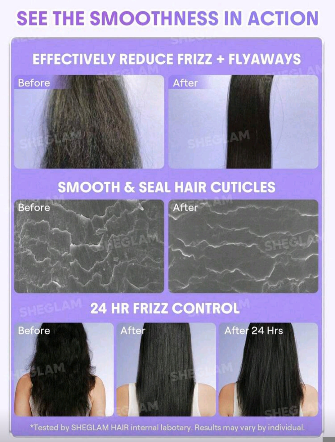 SHEGLAM HAIR On The Glow 1-Minute Airy Hair Sorbet – 25g Leave-In Conditioner
