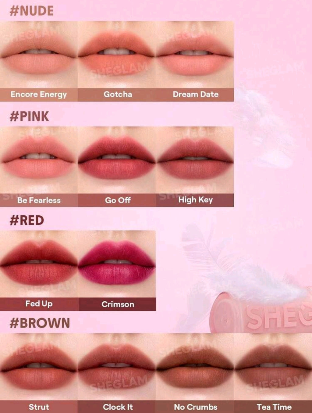 SHEGLAM Crimson Kiss Lip Veil Cushion
