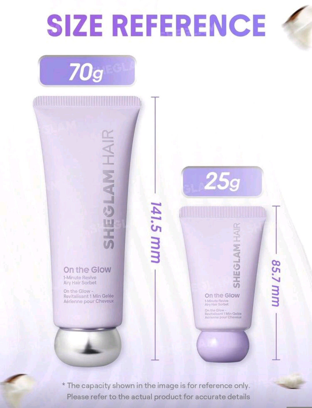 SHEGLAM HAIR On The Glow 1-Minute Airy Hair Sorbet – 25g Leave-In Conditioner